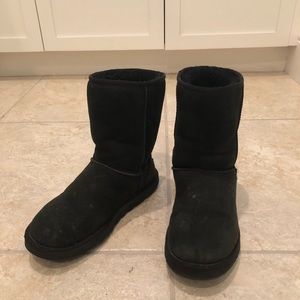 Black Classic Short Uggs Size 10